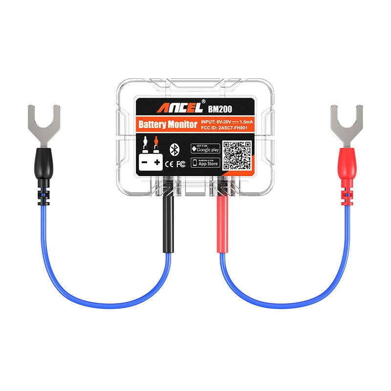 Bluetooth batteritester Ancel BM200 6-20V DC