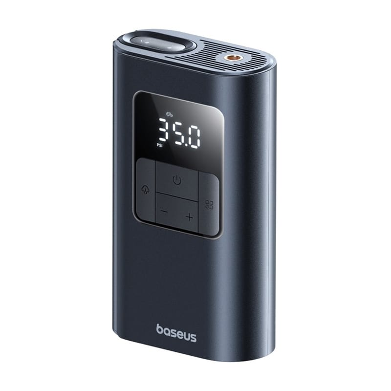 Baseus PrimeTrip VA1 2-i-1-pumpe med lommelykt svart