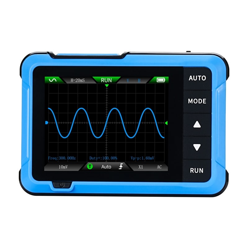 Bærbart 2-i-1 mini-oscilloskop FNIRSI DSO510 signalgenerator