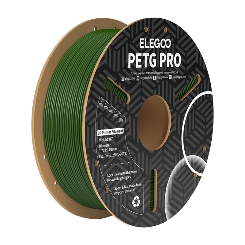 ELEGOO PETG Pro Filament (olivengrønn)