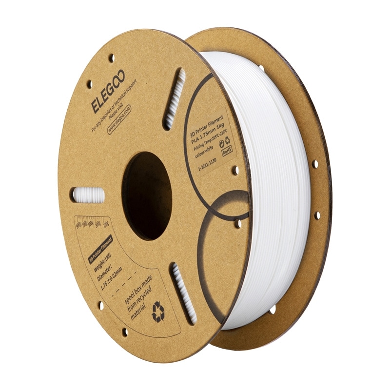 ELEGOO PLA-filament (hvit)