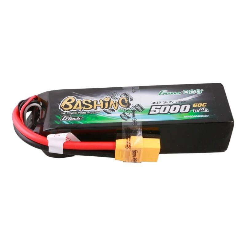 Gens ace G-Tech 5000 mAh 14,8 V 4S1P 60C Lipo-batteripakke med XT90 Plug-Bashing-serie