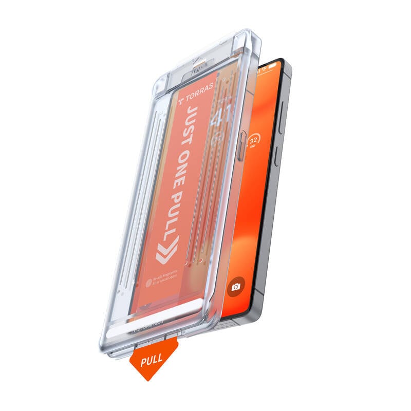 Torras Install Master beskyttelsesglass for Samsung S25