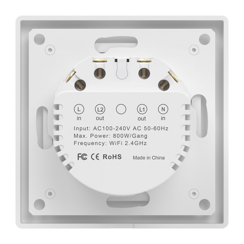 Avatto TS20-EU-W2 WiFi-berøringslysbryter