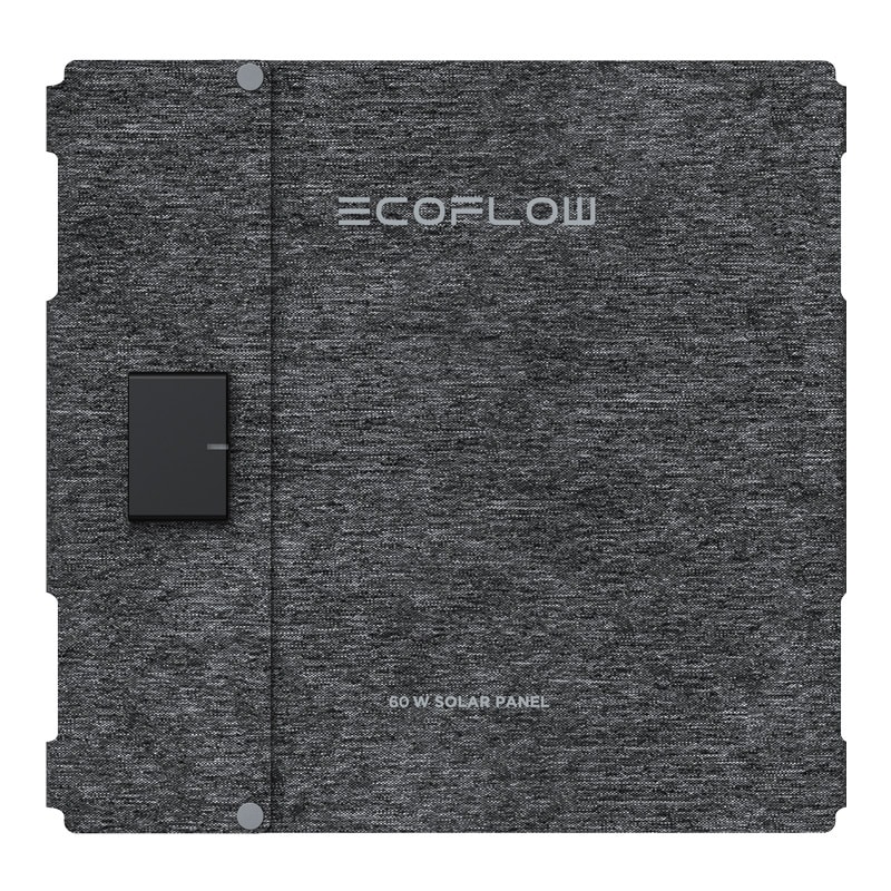 Bærbart, sammenleggbart solcellepanel EcoFlow 60W (USB-C)