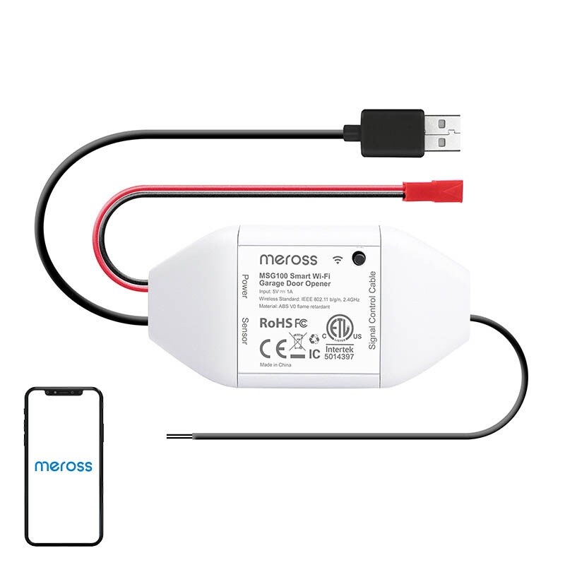 Meross MSG100HK smart garasjeportbryter (HomeKit)