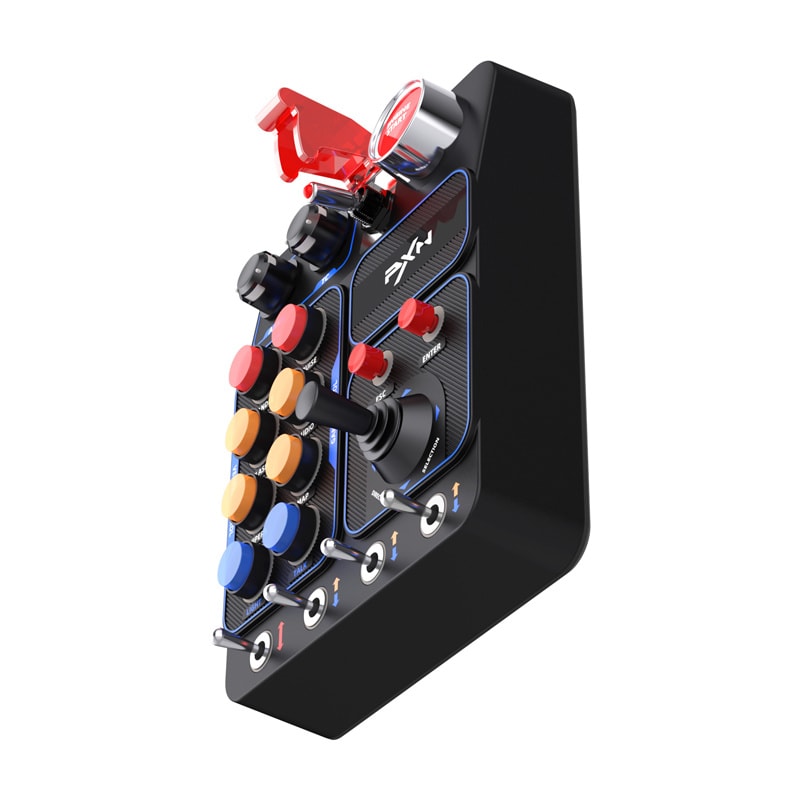 PXN CB1 kontrollboks for simracing / knappanel med 30 programmerbare knapper / RGB-panel til racingsimulator