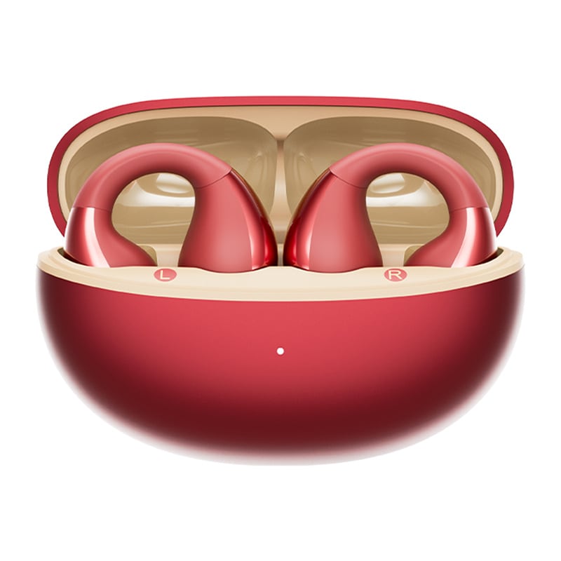 QCY Crossky Clip C30S hodetelefoner (rød)