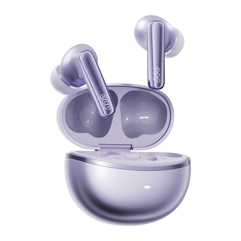 TWS QCY MeloBuds N70-hodetelefoner (lilla)