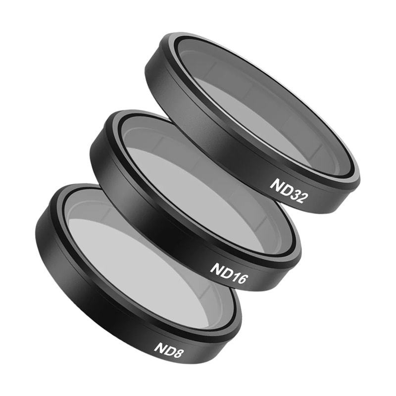 CPL, ND 8/16/32 Telesin filtersett for DJI Action 5 Pro / 4 /3
