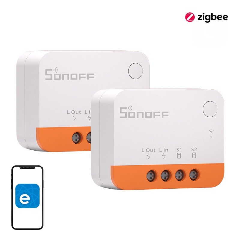 Sonoff ZBMINIL2 smart ZigBee-minibryter (2 stk.)