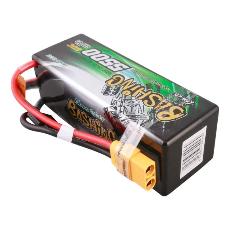 Gens ace G-Tech 5500mAh 4S1P 14.8V 60C HardCase RC-bil Lipo-batteri