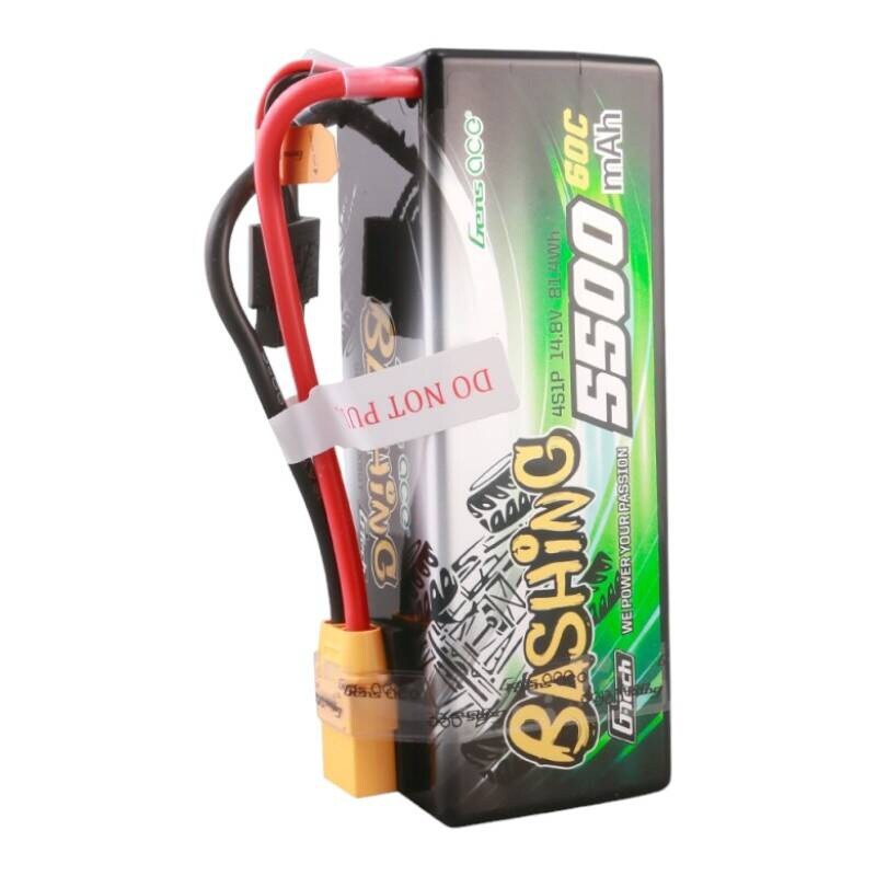 Gens ace G-Tech 5500mAh 4S1P 14.8V 60C HardCase RC-bil Lipo-batteri