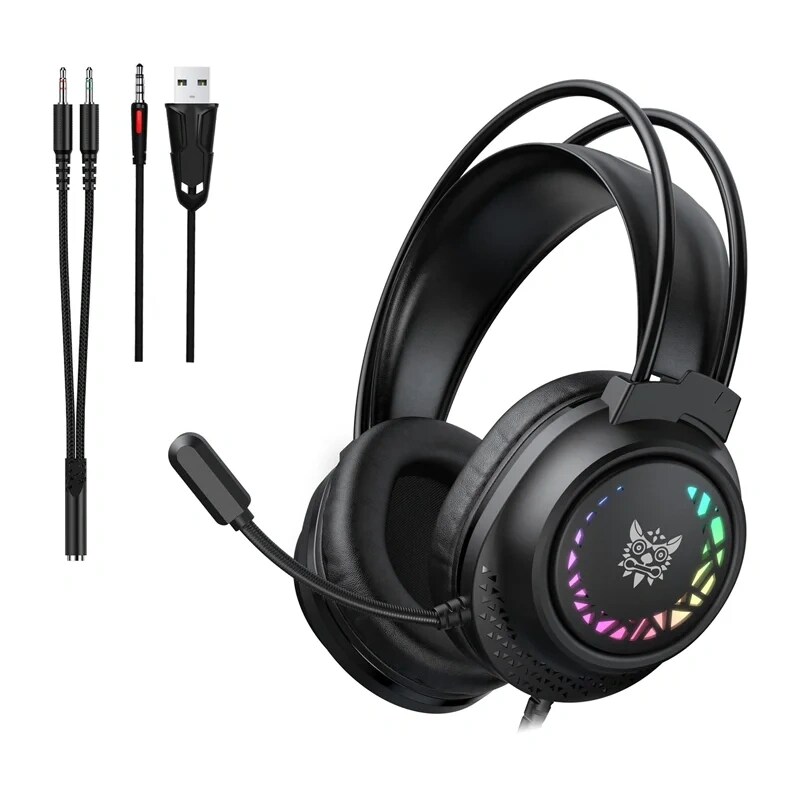 ONIKUMA X92 gaming-hodetelefoner (svart)