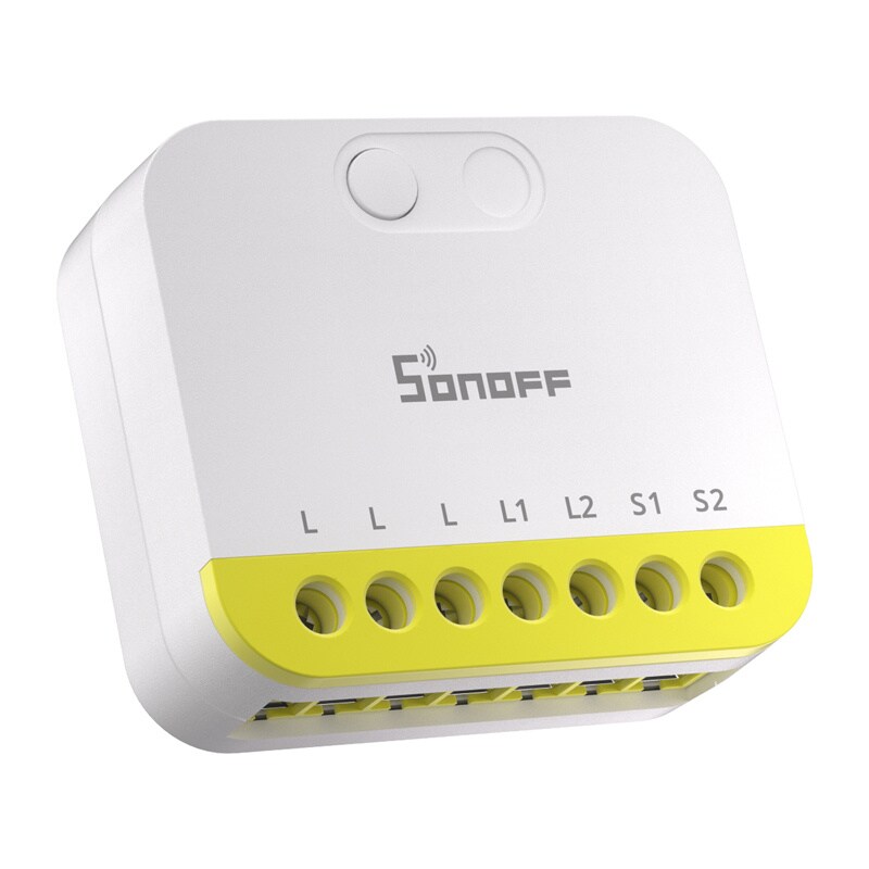 To-kanals minibryter uten N Sonoff MINI-ZB2GS-L ZigBee