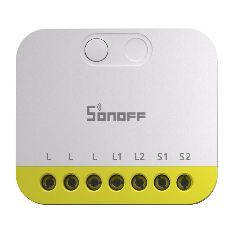 To-kanals minibryter uten N Sonoff MINI-ZB2GS-L ZigBee
