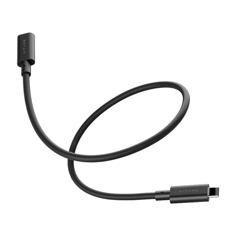 VITURE (USB 3.2 Gen1) USB-C hann til USB-C hunn-forlenger (svart) 50 cm