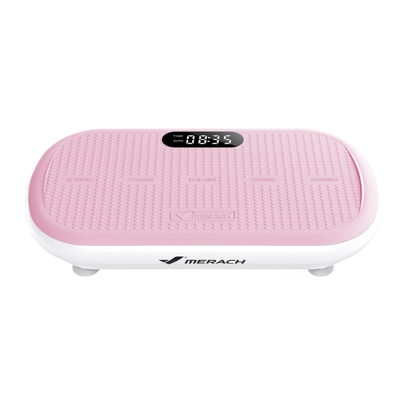 MERACH MR-2440P1-EU vibrasjonsplattform (rosa) / Vibrasjonsplattform med en kapasitet på 200 kg og Bluetooth