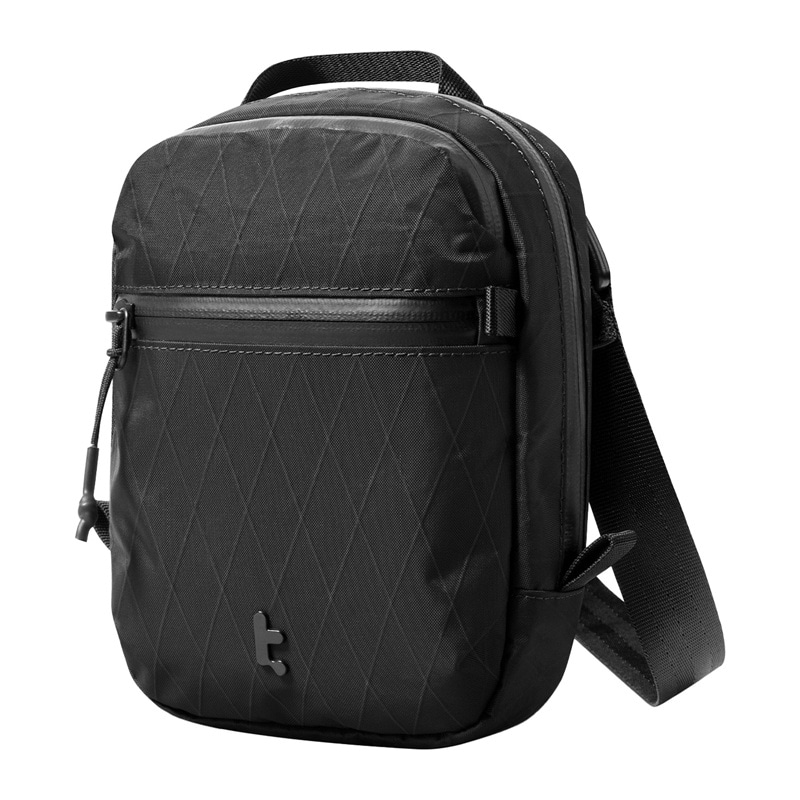 TOMTOC Aviator-T37 reiseveske med skulderrem X-Pac 1,3L (svart)