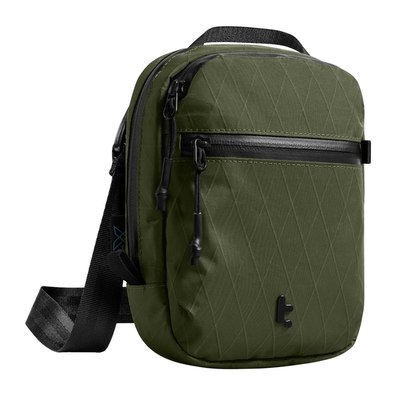 TOMTOC Aviator-T37 reiseveske med skulderrem X-Pac 1,3L (grønn)
