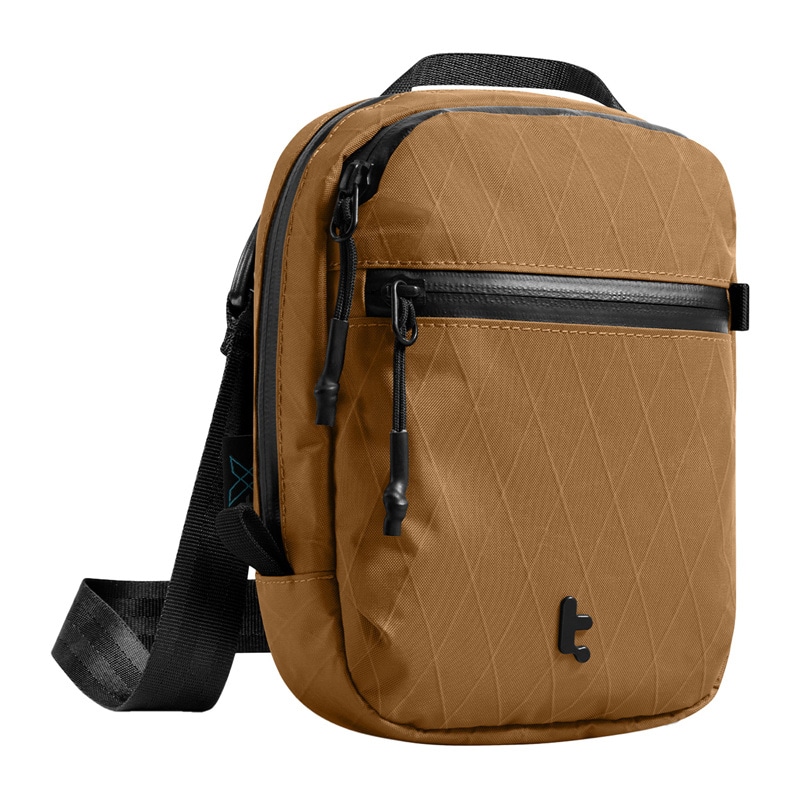 TOMTOC Aviator-T37 reiseveske med skulderrem X-Pac 1,3L (brun)