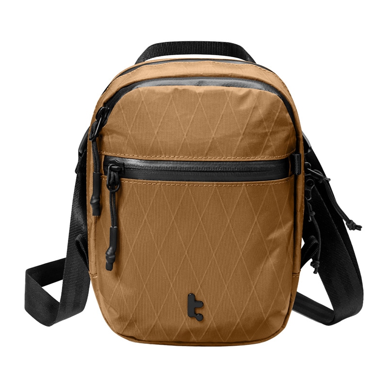 TOMTOC Aviator-T37 reiseveske med skulderrem X-Pac 1,3L (brun)