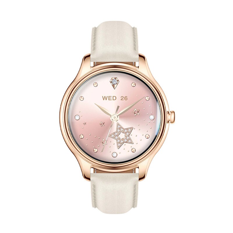 COLMI L28 Smart Watch (gull + gull lærrem)