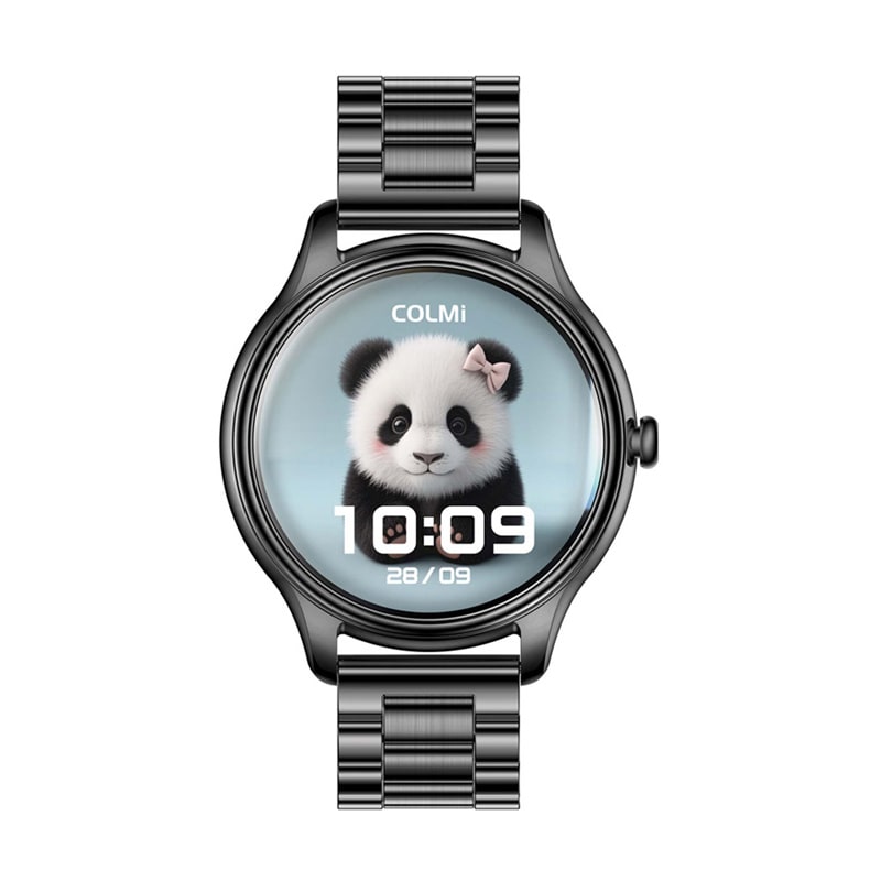 COLMI L28 Smart Watch (svart + svart stålrem)