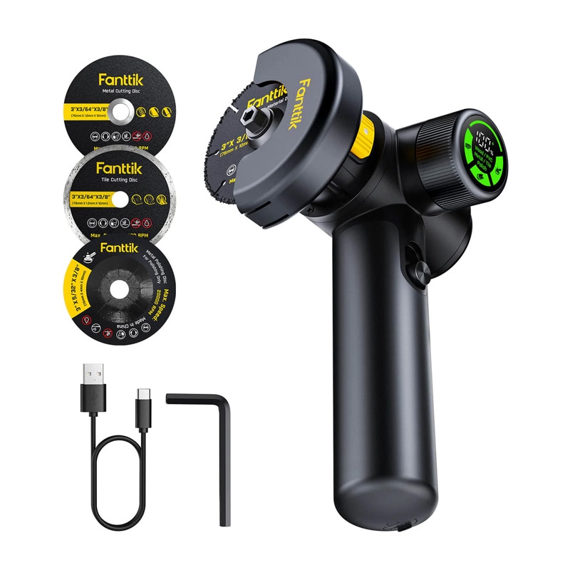 Fanttik M10 Ace batteridrevet vinkelsliper