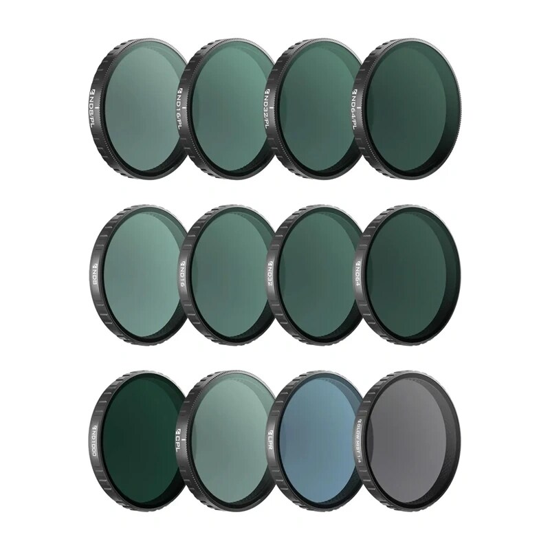 Freewell-filtersett for OSMO Action 6 - Mega Kit - pakke med 12 deler