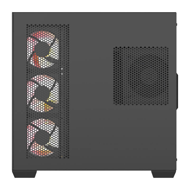 DarkFlash C280 PC-kabinett (svart) + 7 vifter