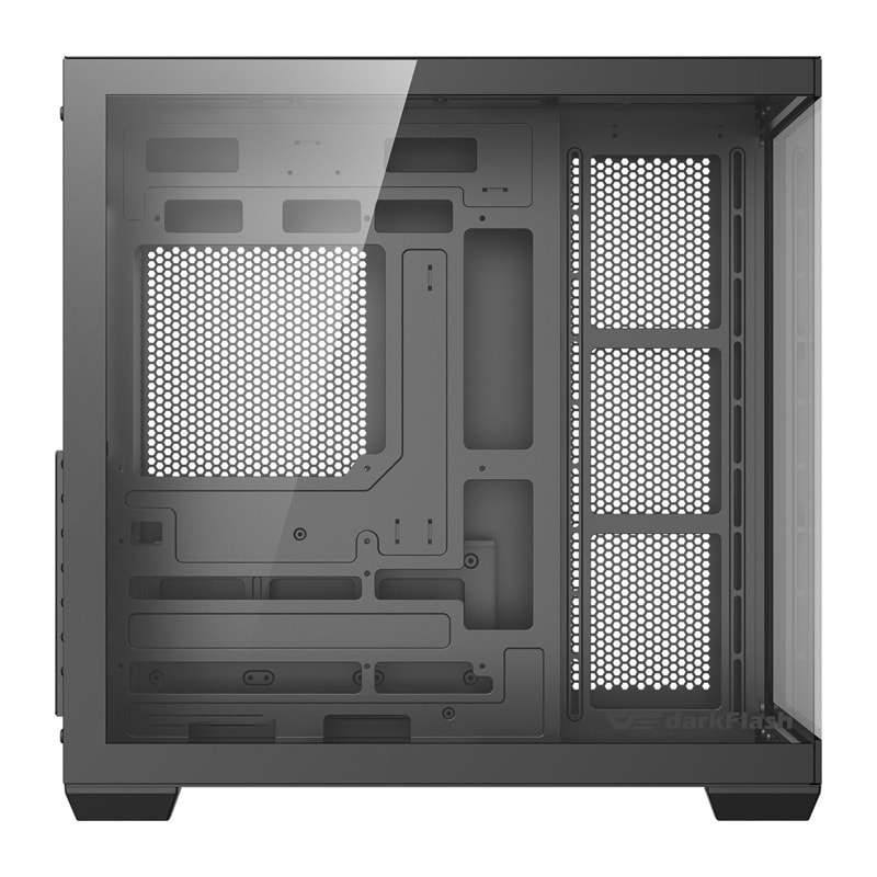 DarkFlash C280 PC-kabinett (svart) + 7 vifter