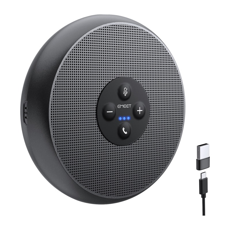 EMEET OfficeCore M1A konferansehøyttaler / USB-høyttalertelefon med 360° mikrofon