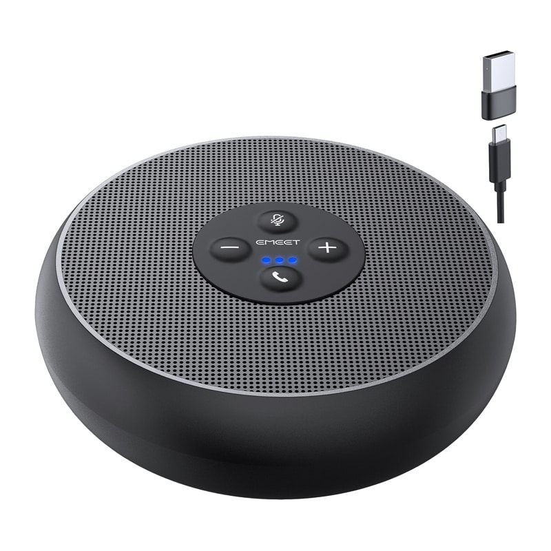 EMEET OfficeCore M1A konferansehøyttaler / USB-høyttalertelefon med 360° mikrofon
