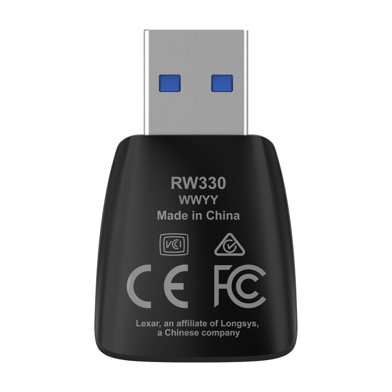 Lexar RW330U USB 3.2 micro SD, UHS-I minnekortleser