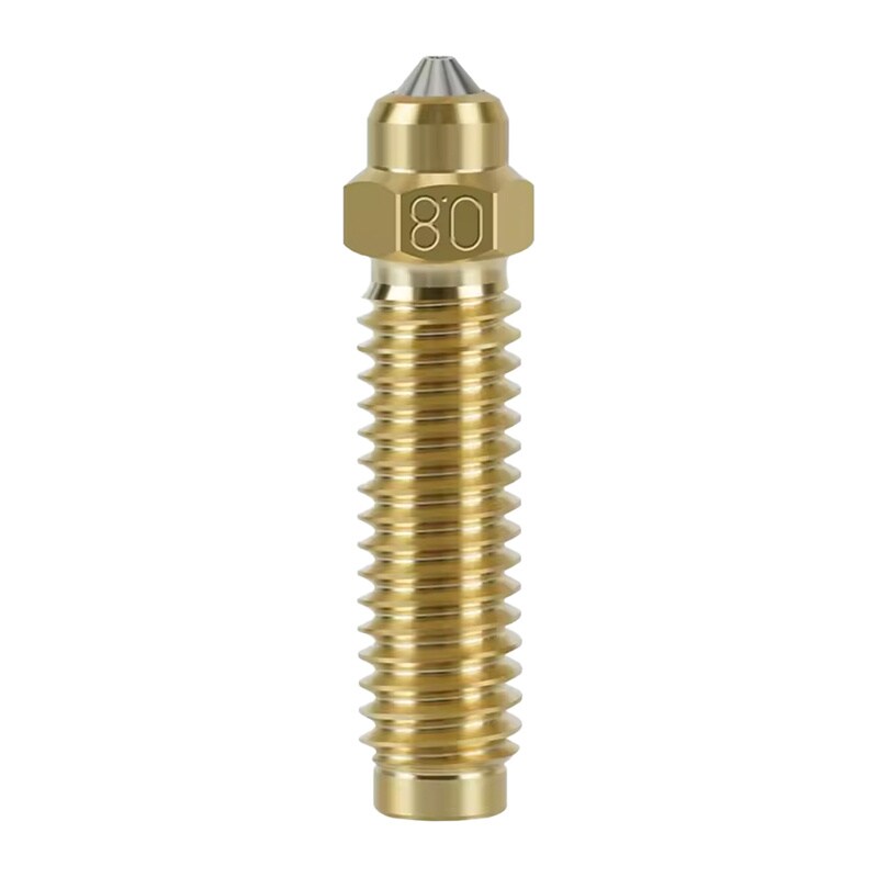 0.8 mm munnstykkesett i herdet messing for ELEGOO Centauri Carbon