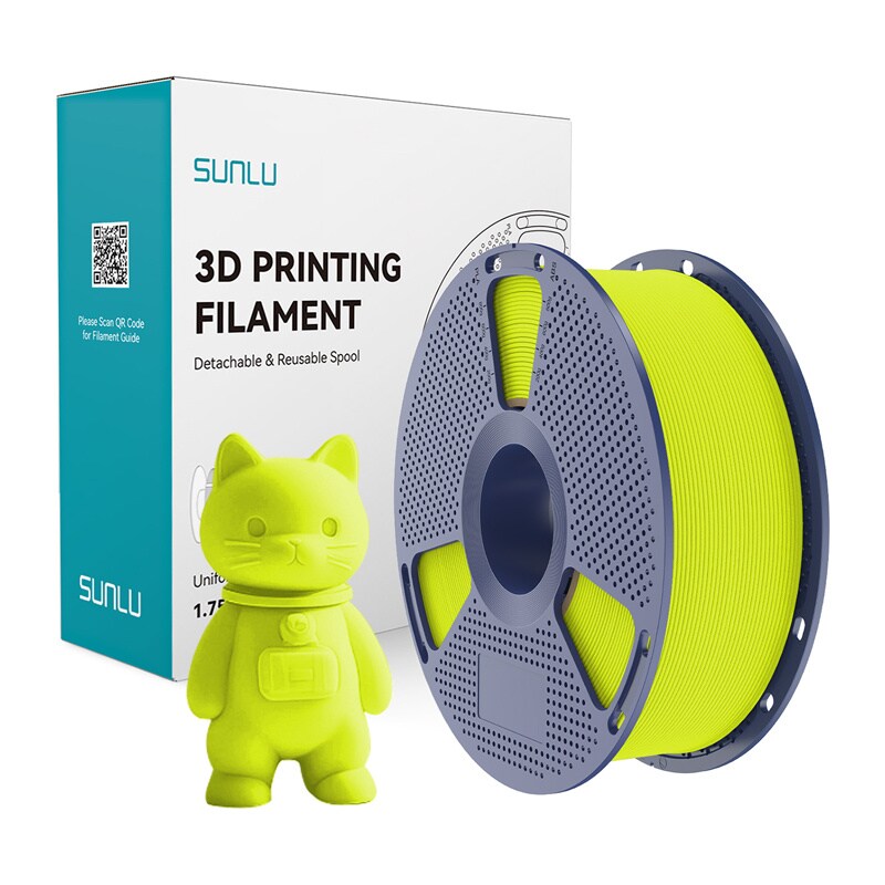 Sunlu PLA matt filament (lysegrønn)