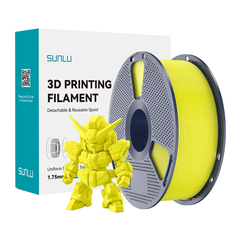 Sunlu PLA+ 2.0 Filament (gul)