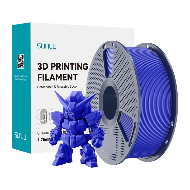 Sunlu PLA+ 2.0 Filament (lyseblå)