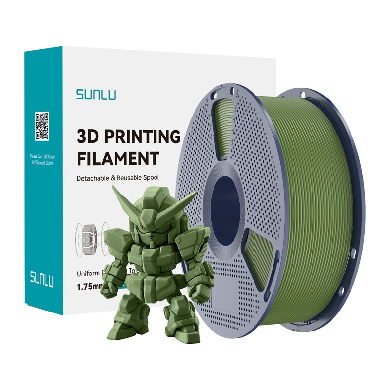 Sunlu PLA+ 2.0 Filament (oliven)