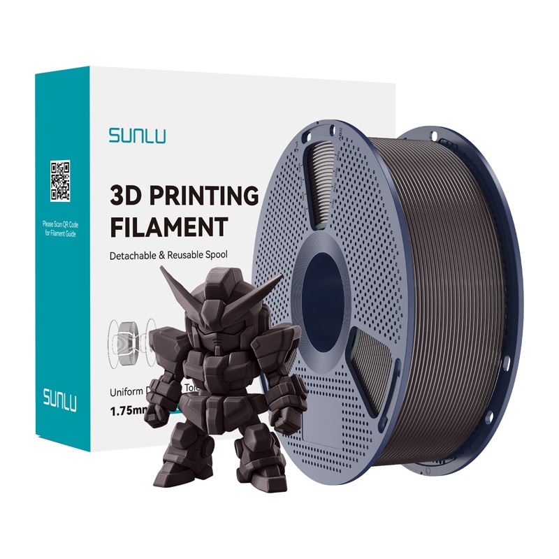 Sunlu PLA+ 2.0 Filament (stekt kastanje)