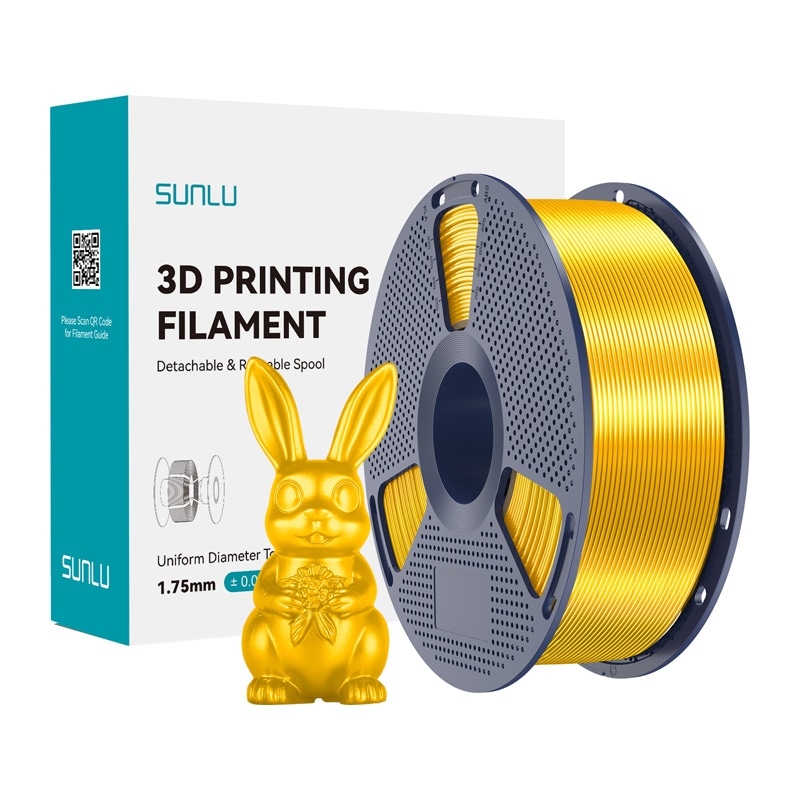 Sunlu PLA+ silkefilament (gull)