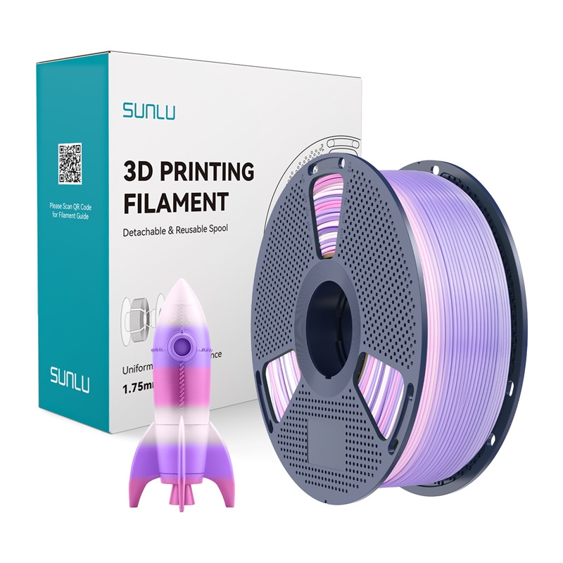 Sunlu PLA-filament (regnbuefarget) 03