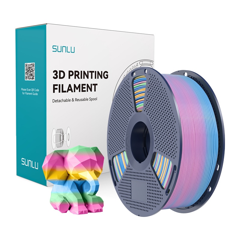 Sunlu PLA-filament (regnbuefarget) 04