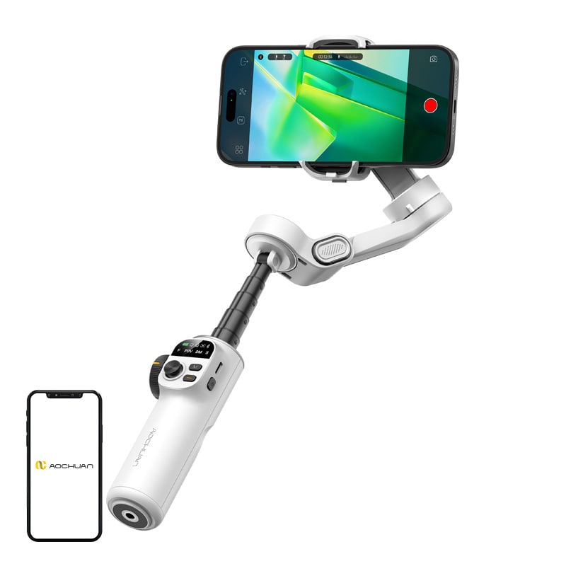 AOCHUAN X2 Standard Gimbal (hvit)