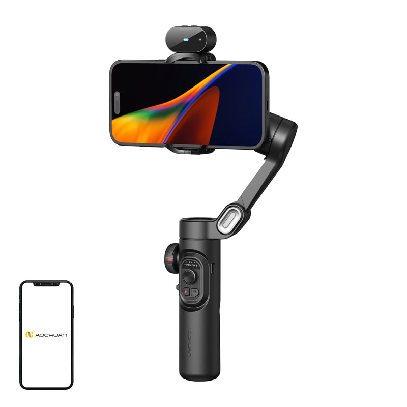 AOCHUAN XE Gimbal med AI-sensor (svart)