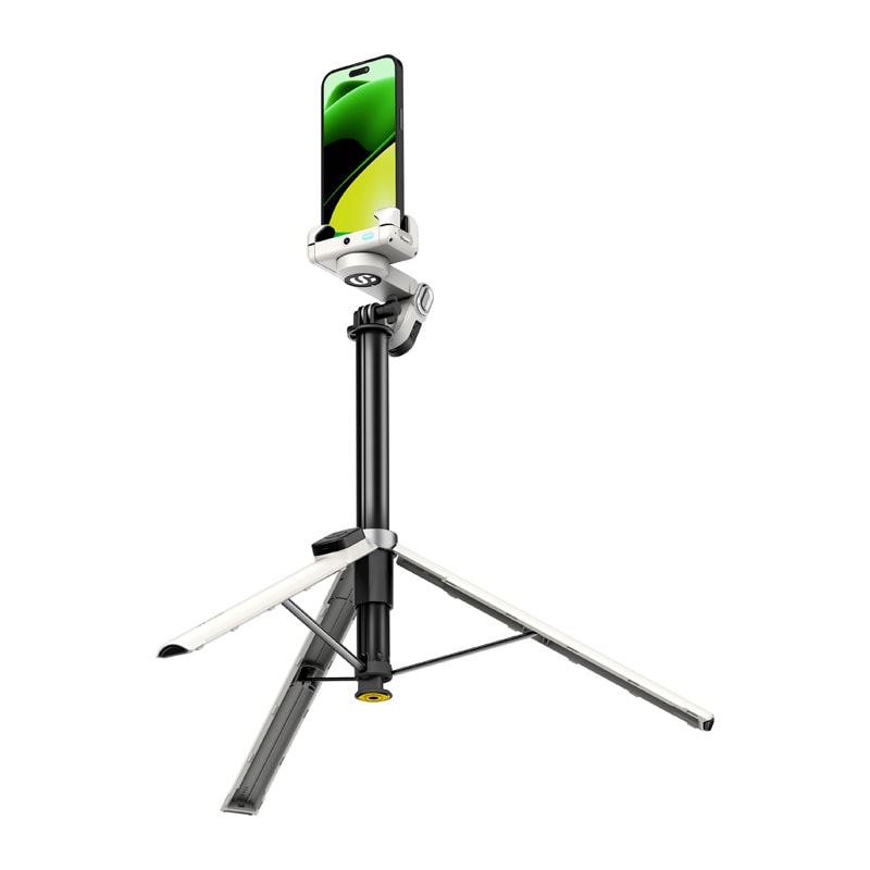 AOCHUAN M3 Pro Gimbal med RGB-belysning (hvit)