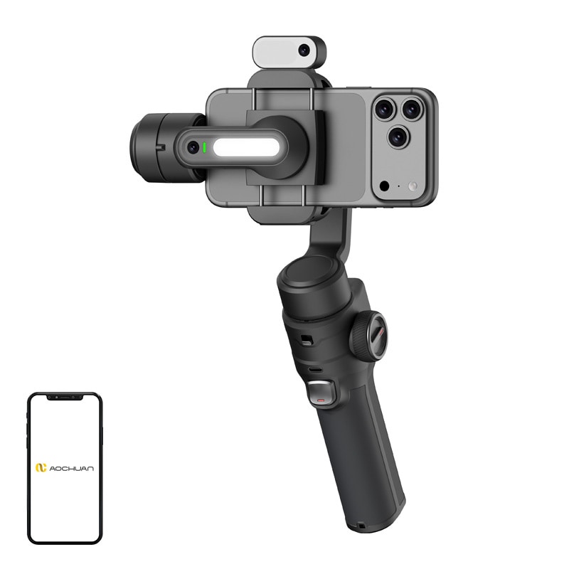 AOCHUAN S3 Gimbal med AI-sensor (svart)