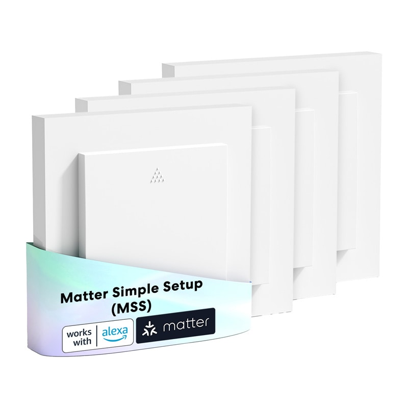 MEROSS MRS105MA-EU Smart Wi-Fi (Matter) rullegardinbryter (4-pakning)
