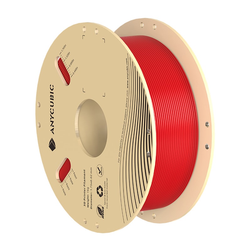 PLA Anycubic 1 kg filament (rød)